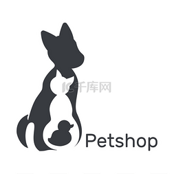 image图片_Petshop logo simple image