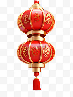 红灯笼免抠素材图片_氛围喜庆新年春节热闹红灯笼吉祥