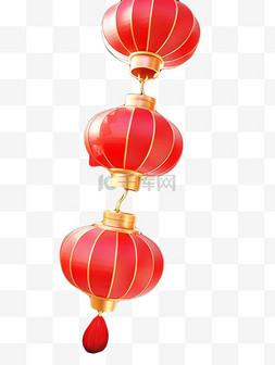 春节图片_氛围喜庆新年春节热闹红灯笼吉祥