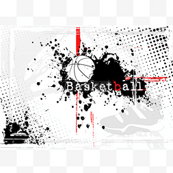 篮球海报背景图片_篮球海报