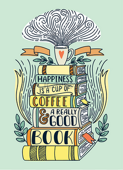 好书推荐图片_幸福是一杯咖啡，真的好书