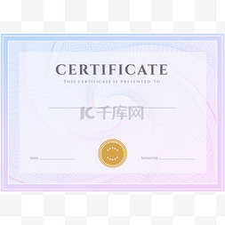 音乐比赛图片_证书，结业证书（设计模板，背景
