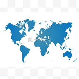 蓝色的世界地图图片_蓝色的类似世界地图。世界地图空