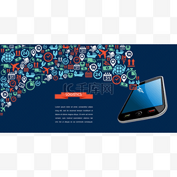 app图标图片_航运物流 app 文本功能区移动图标