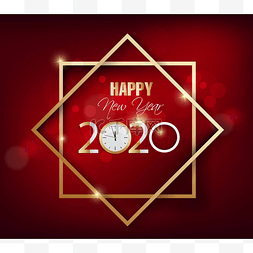 2020年新年快乐,圣诞快乐。2020年春