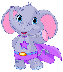 elephant图片_Super Hero Elephant