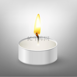 圆形蜡烛图片_圆形蜡烛.