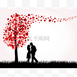 爱情树树图片_男人、 女人和爱情树