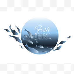 yes标志图片_蓝鱼标志设计的模板鱼商人或海鲜