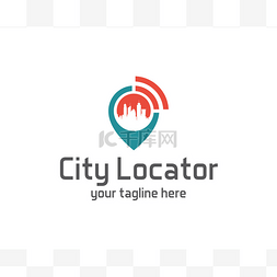 clean图片_City locator design vector template. Pin maps