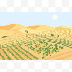 沙漠图片_采用农业技术解决全球土地荒漠化
