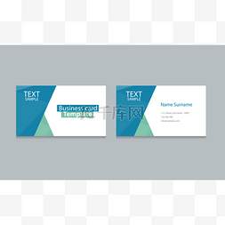 名片模板图片_business card template design backgrounds .ve