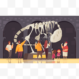 恐龙骨架博物馆组成