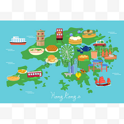 香港图片_Hong 香港旅游元素 