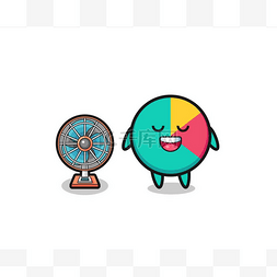 chart图片_cute chart is standing in front of the fan , 