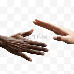 手握手立体图片_握手国际手部元素立体免扣图案
