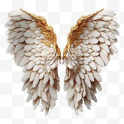 翅膀特色羽毛免扣元素装饰素材