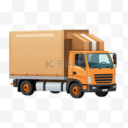 服务设计图片_免费送货图标，向量符号载货汽车
