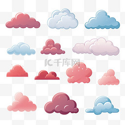 平面设计中装饰云的选择