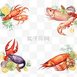 菜谱菜谱图片_用示例文本模板和鱼蟹龙虾三文鱼