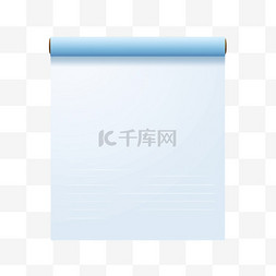 空白笔记图片_空白蓝色信纸设计矢量