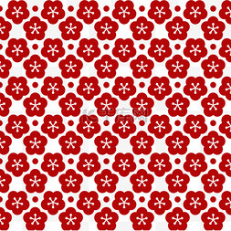 春节底图红色中式花纹元素