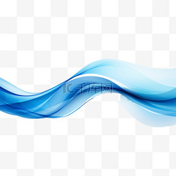 横幅布局图片_时尚的蓝色波浪横幅设计