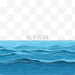 海面图片_平静的海面或海面，有小波浪和蓝
