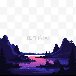 星云图片_平面设计的可爱银河背景