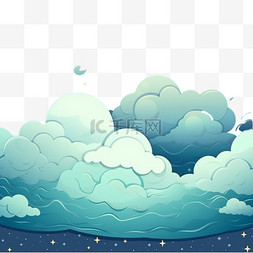 银河壁纸图片_波折的云朵和星夜背景