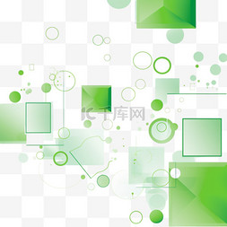 绿色的波浪线图片_带有绿色形状的抽象背景