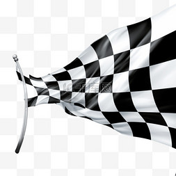 格子旗图片_带有方格赛车旗帜背景的速度灯