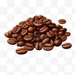 咖啡豆深色烘焙成堆的咖啡豆为您