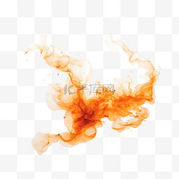 烟雾效果素材图片_烟雾，飞溅的火花和火粒