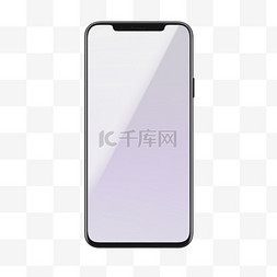 iphone黑边图片_逼真的前视智能手机样机移动iPhone