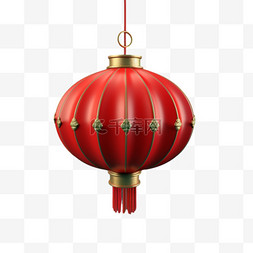 灯笼红色中国风热烈卡通风庆祝过