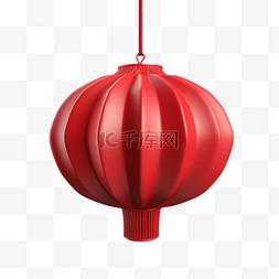灯笼红色中国风热烈庆祝过年卡通
