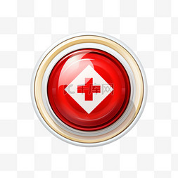 安全注意图标图片_紧急警报器图标危险警示灯救护车
