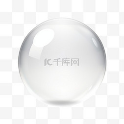 田字方格玻璃图片_白色透明玻璃球体玻璃或球体，气