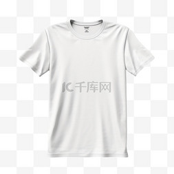 白色t恤psd图片_白色T恤样机，短袖T恤