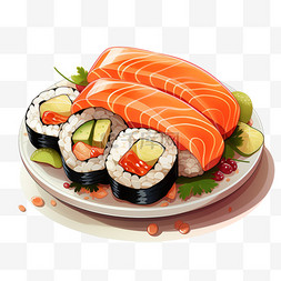 寿司食物图片_美食家们美食寿司食物烧烤菜品小