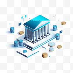 金融ui图片_集合向量金融业务银行UI概念