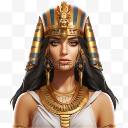 埃及美丽女王免扣元素装饰素材