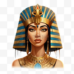 埃及图案图片_埃及建模女王免扣元素装饰素材