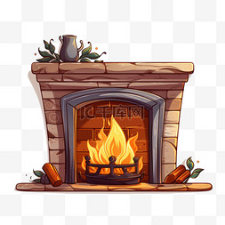 壁炉取暖器图片_舒适的壁炉