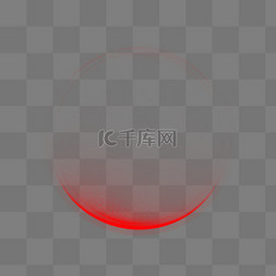 射线红色光线圆红色圆环