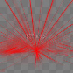 亮红光效图片_射线红光红色镭射线激光线条