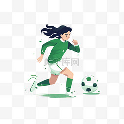 踢球女足女孩足球梦想(19)