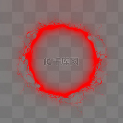 红色圆环图片_红色超红激光圆红色圆环光线