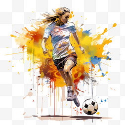 踢足球女图片_女足女孩子踢足球女足运动员足球